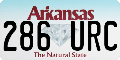 AR license plate 286URC