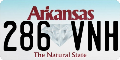 AR license plate 286VNH