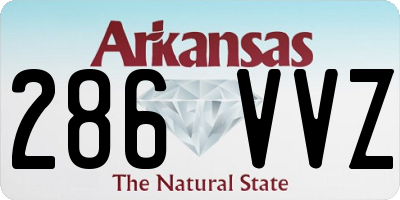 AR license plate 286VVZ