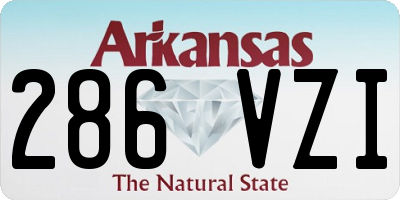 AR license plate 286VZI