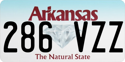 AR license plate 286VZZ