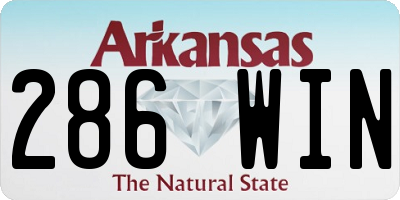 AR license plate 286WIN