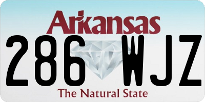 AR license plate 286WJZ