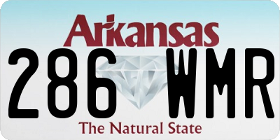 AR license plate 286WMR