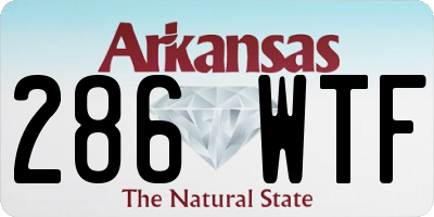 AR license plate 286WTF