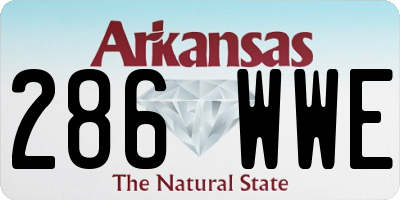 AR license plate 286WWE