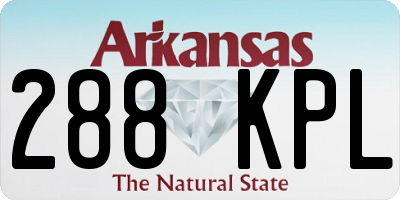 AR license plate 288KPL