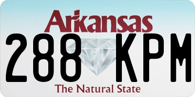 AR license plate 288KPM