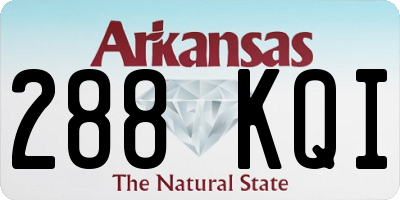 AR license plate 288KQI
