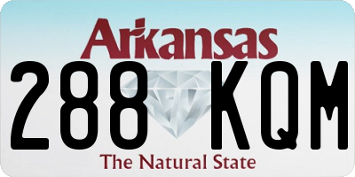 AR license plate 288KQM