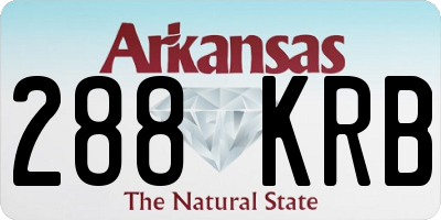 AR license plate 288KRB
