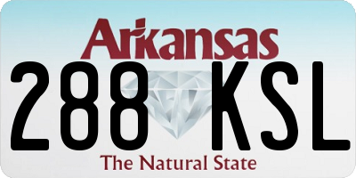 AR license plate 288KSL
