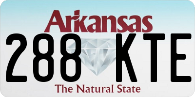 AR license plate 288KTE
