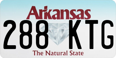 AR license plate 288KTG