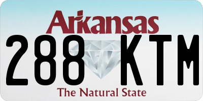 AR license plate 288KTM