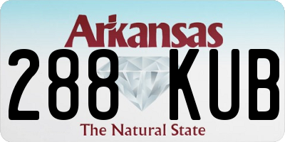 AR license plate 288KUB