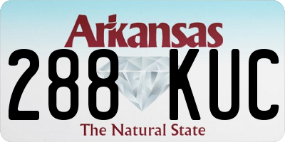 AR license plate 288KUC