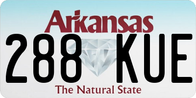 AR license plate 288KUE