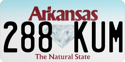 AR license plate 288KUM