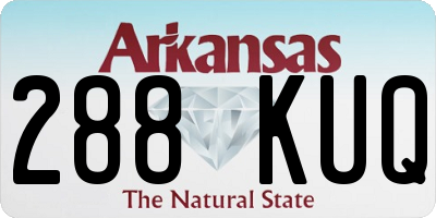 AR license plate 288KUQ