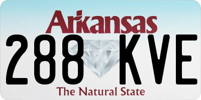 AR license plate 288KVE