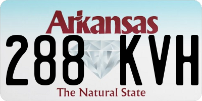 AR license plate 288KVH
