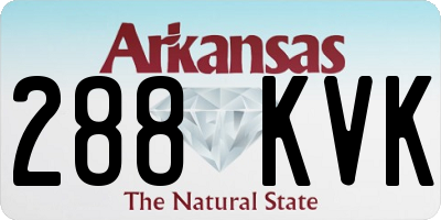 AR license plate 288KVK
