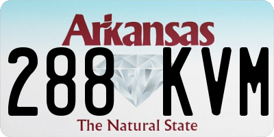 AR license plate 288KVM