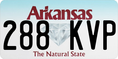 AR license plate 288KVP