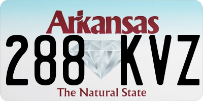 AR license plate 288KVZ