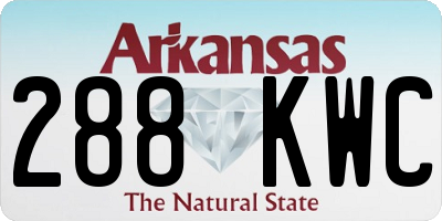 AR license plate 288KWC