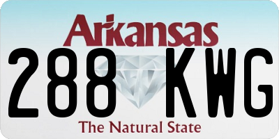 AR license plate 288KWG