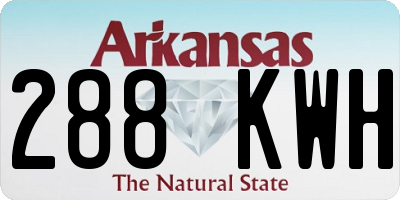 AR license plate 288KWH