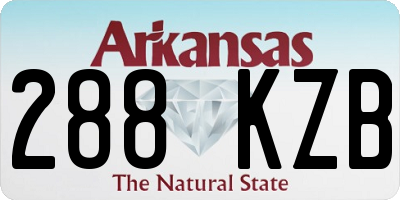AR license plate 288KZB