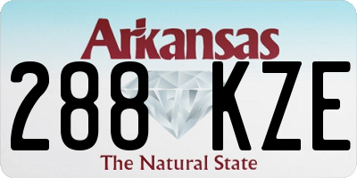 AR license plate 288KZE