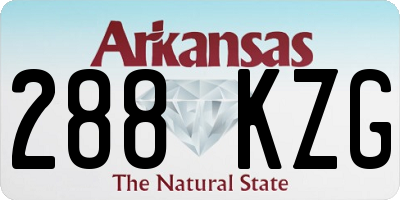 AR license plate 288KZG