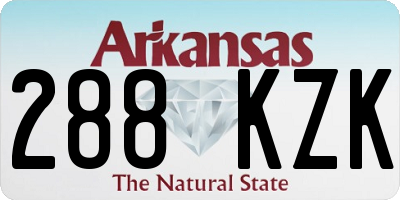 AR license plate 288KZK