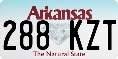 AR license plate 288KZT