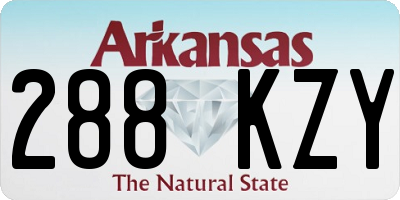 AR license plate 288KZY