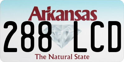 AR license plate 288LCD