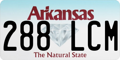 AR license plate 288LCM