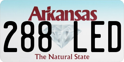 AR license plate 288LED