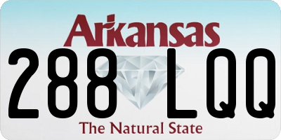 AR license plate 288LQQ