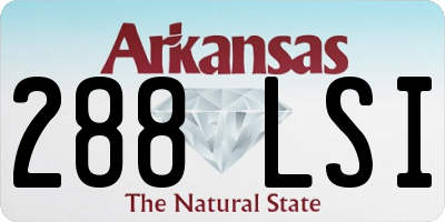 AR license plate 288LSI