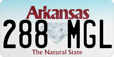 AR license plate 288MGL