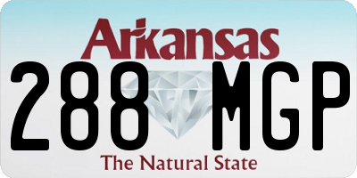 AR license plate 288MGP