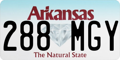 AR license plate 288MGY