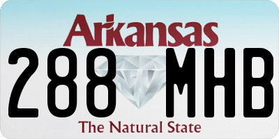 AR license plate 288MHB