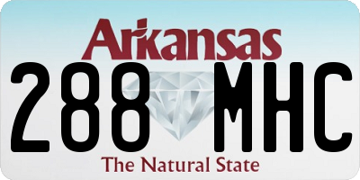 AR license plate 288MHC