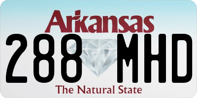 AR license plate 288MHD
